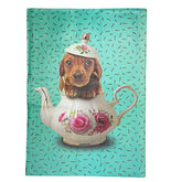 Teacup Dogs A4 Book Cover – School Buzz Edition image 0